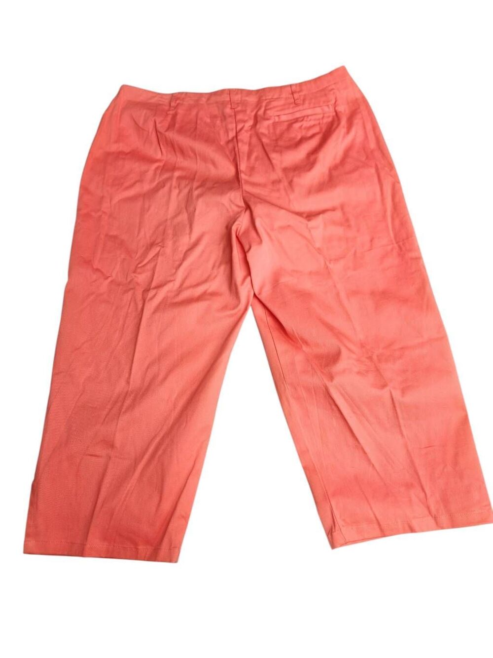 Pink Rhinestone Butterfly Ankle Whimsical Stretch Comfort Crop Capri Pants NEW! - Picture 7 of 13
